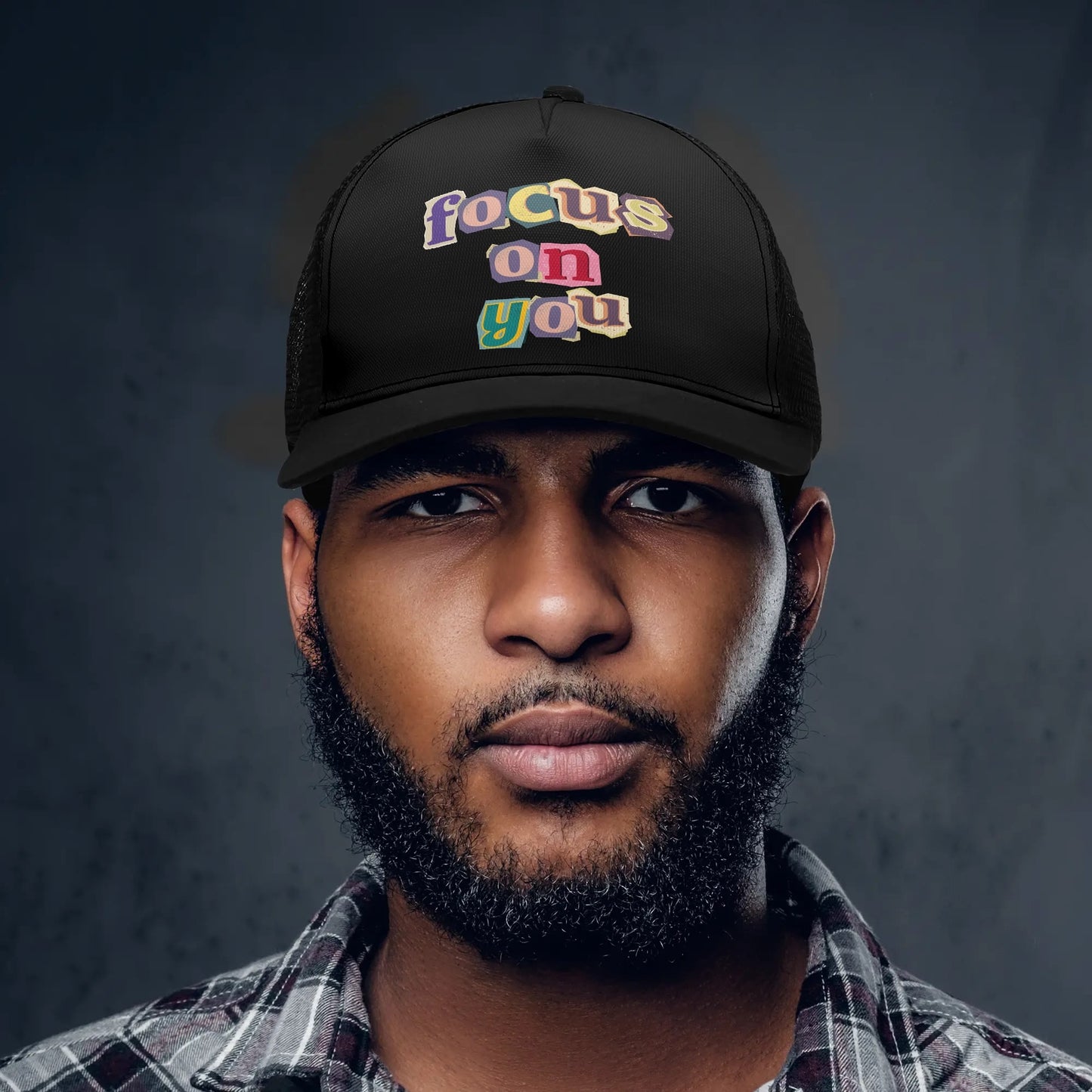 Casquette Trucker FOCUS ON YOU – Style Mesh Respirant