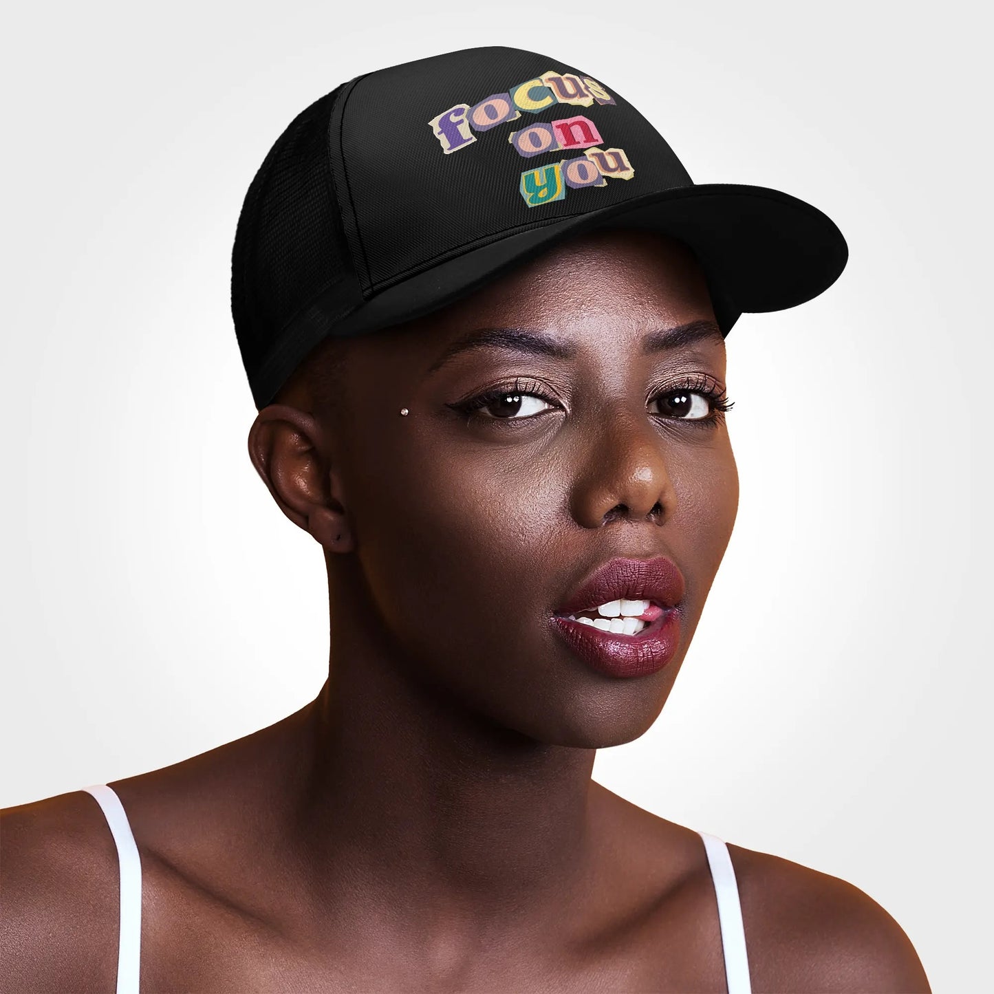 Casquette Trucker FOCUS ON YOU – Style Mesh Respirant