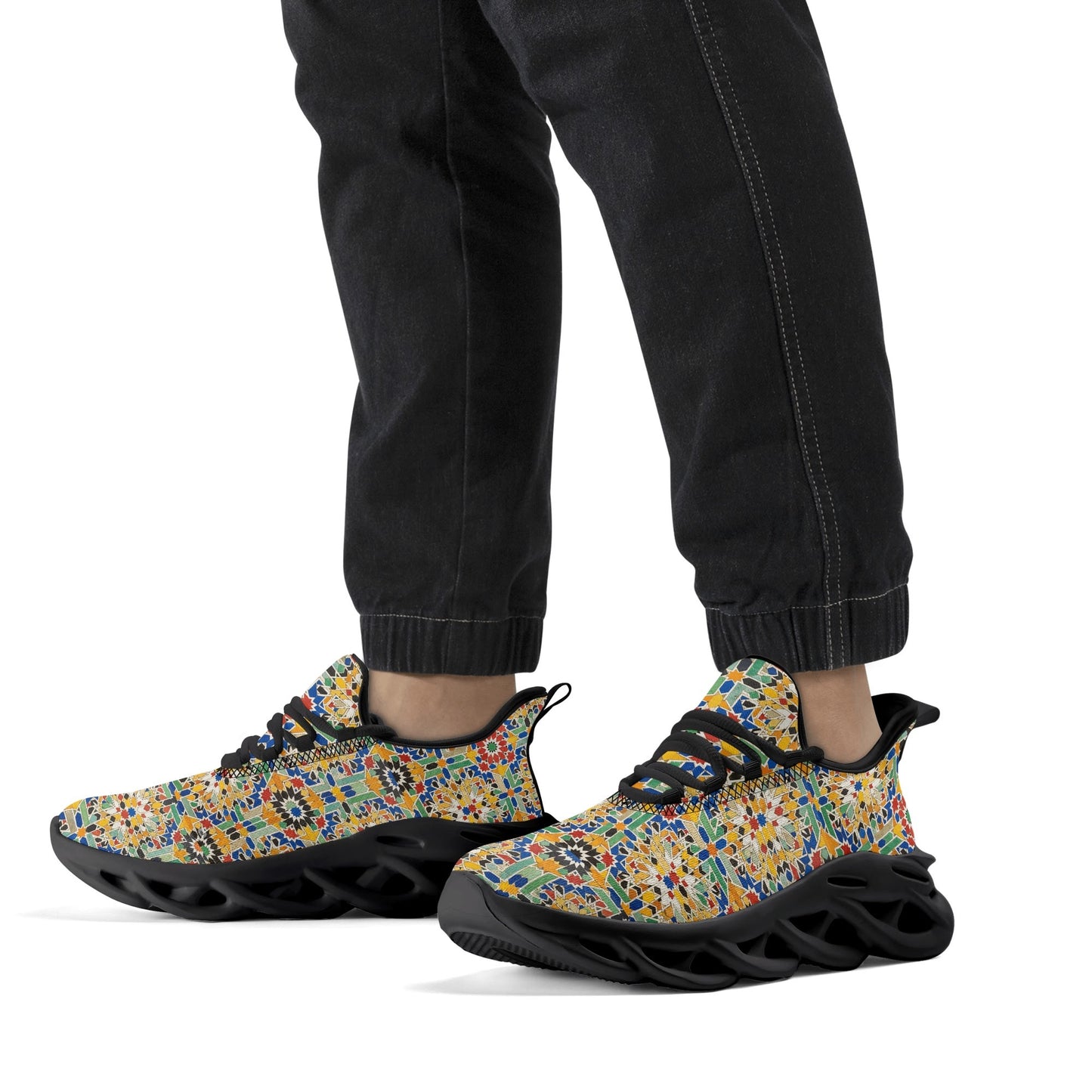 Soulier de sport – Design à motifs traditionnels nord-africains