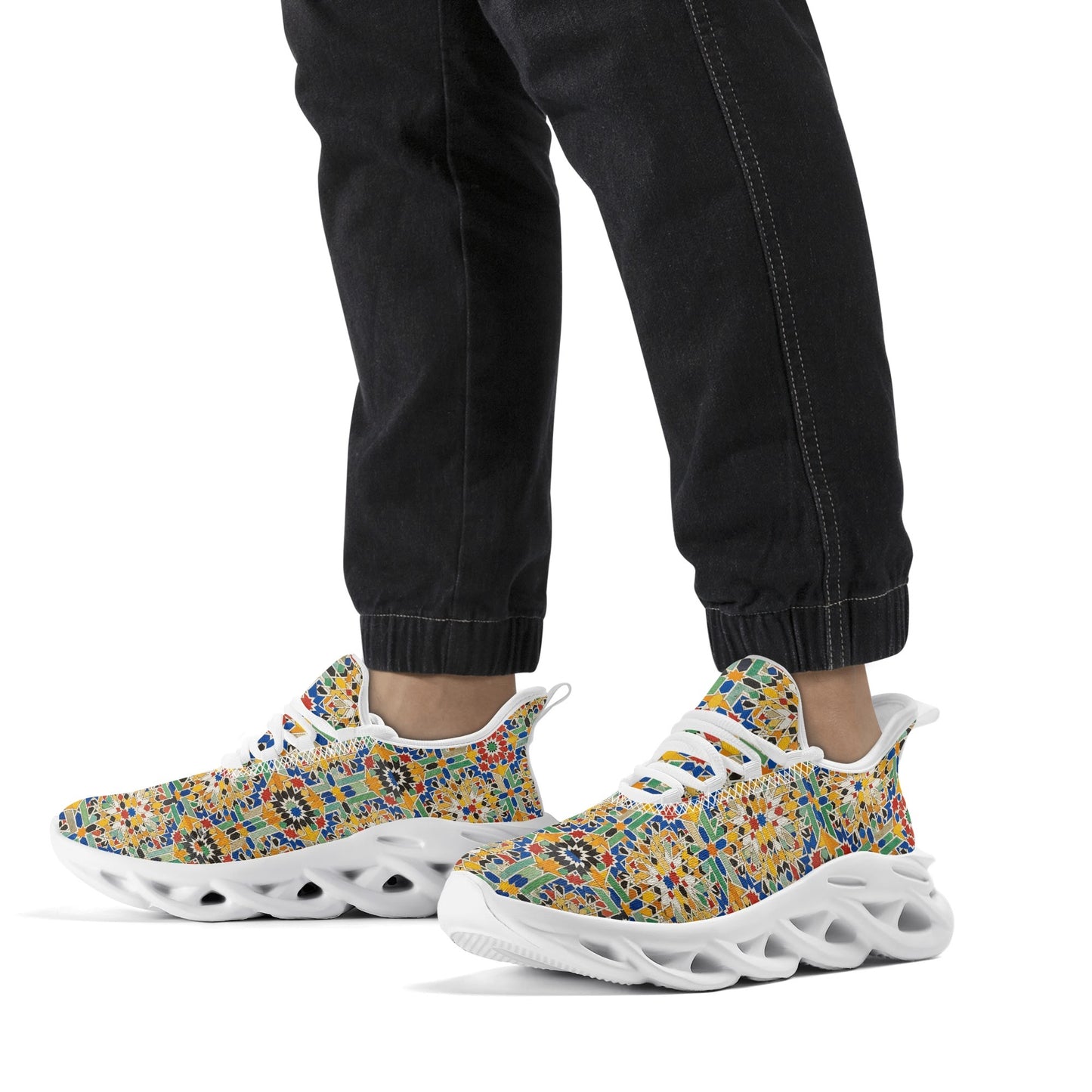 Soulier de sport – Design à motifs traditionnels nord-africains