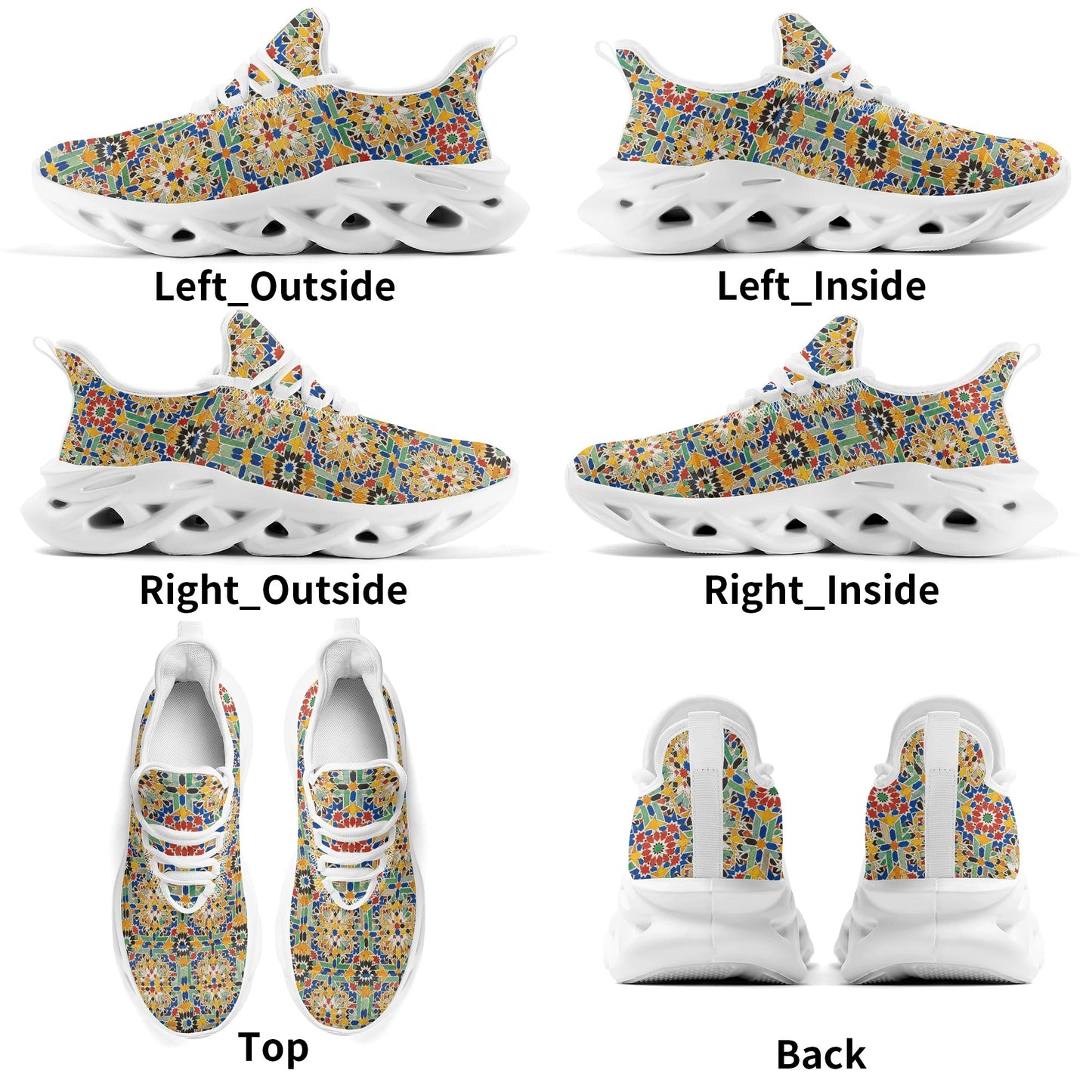 Soulier de sport – Design à motifs traditionnels nord-africains