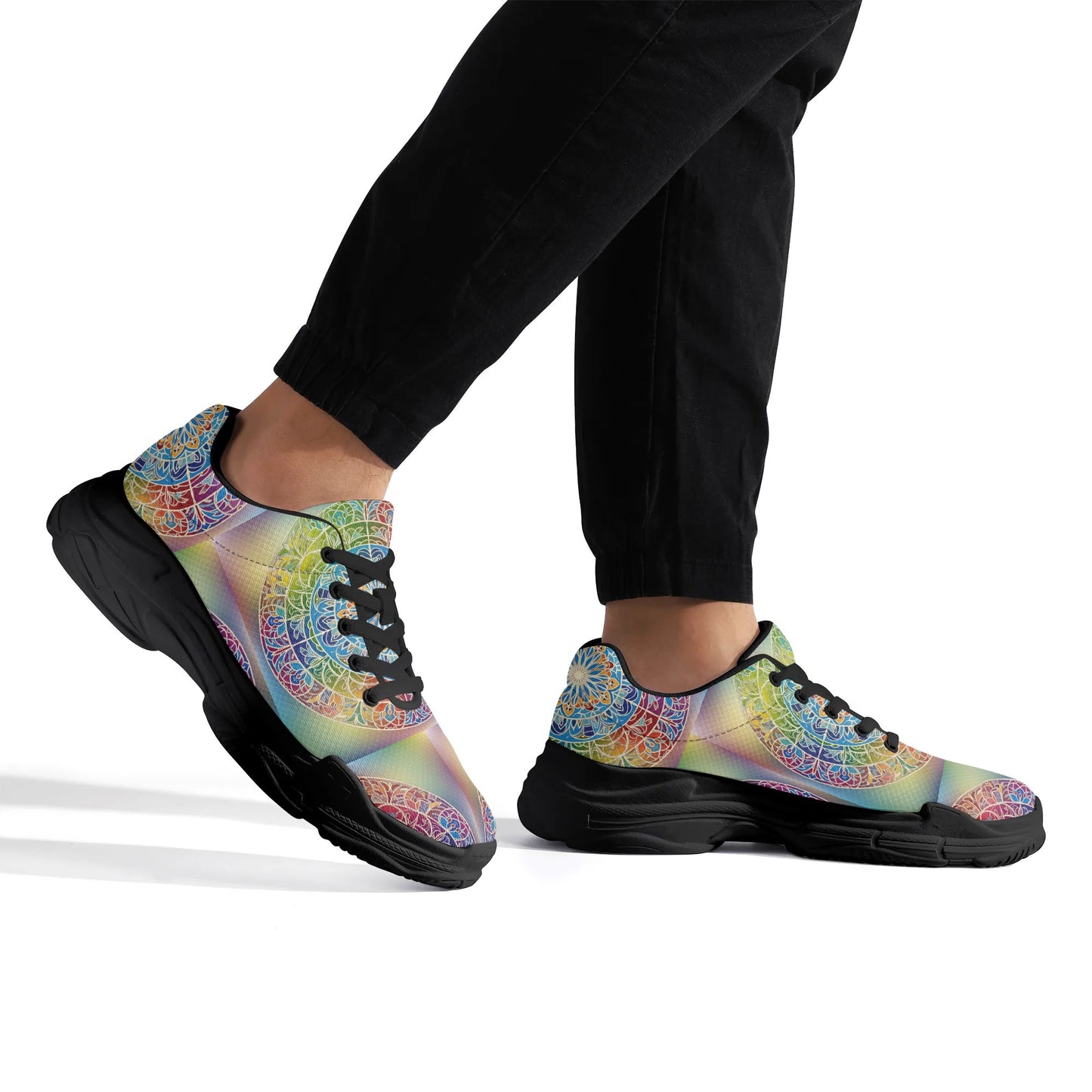 MD Chunky Sneakers – Design Mandala Énergie & Harmonie