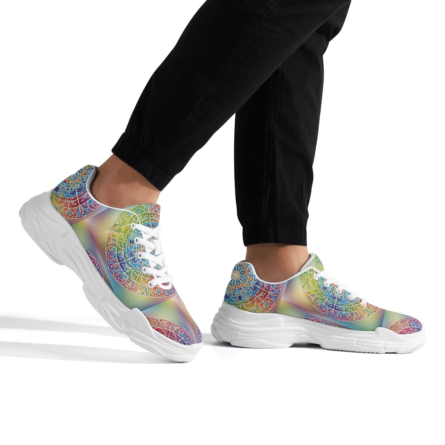 MD Chunky Sneakers – Design Mandala Énergie & Harmonie