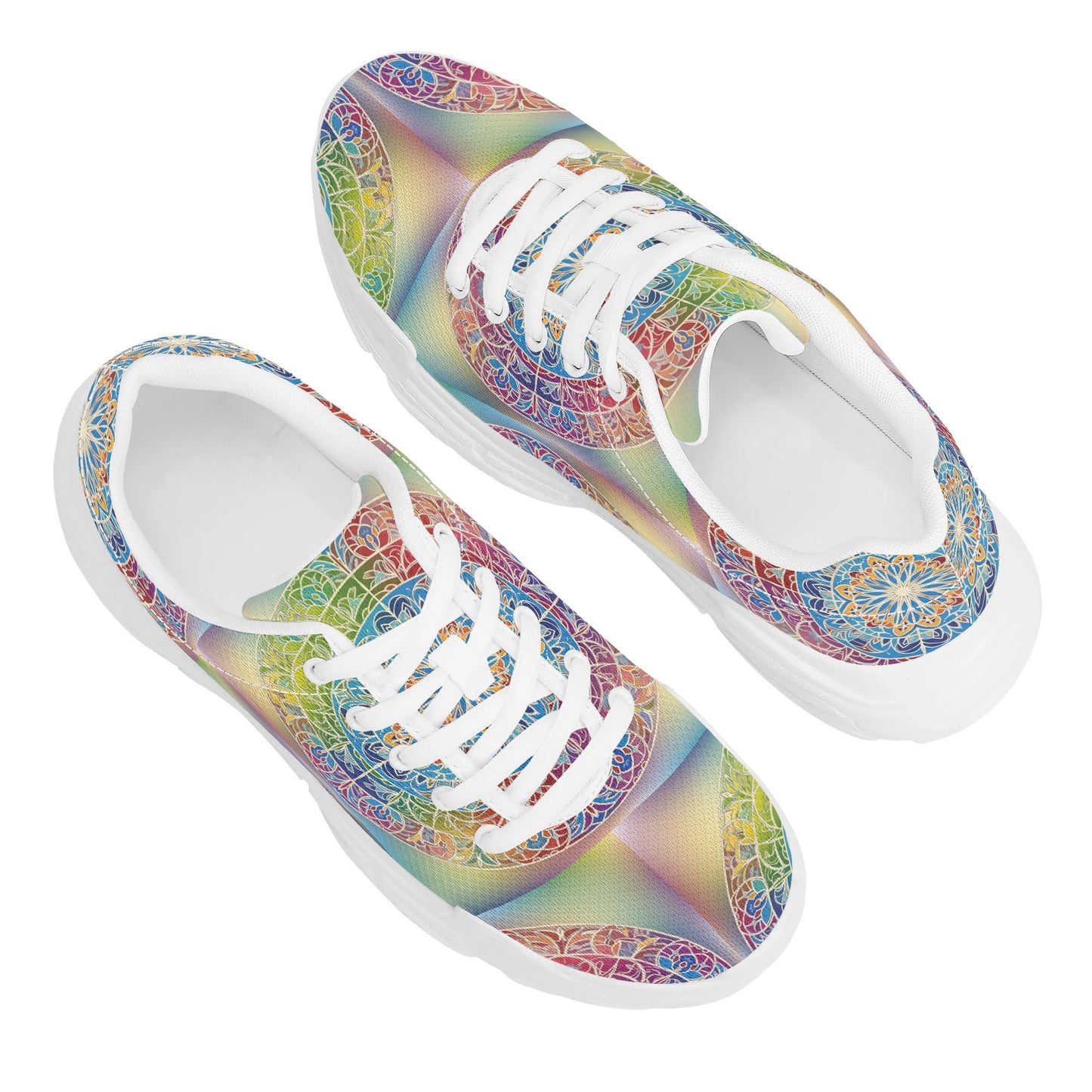 MD Chunky Sneakers – Design Mandala Énergie & Harmonie