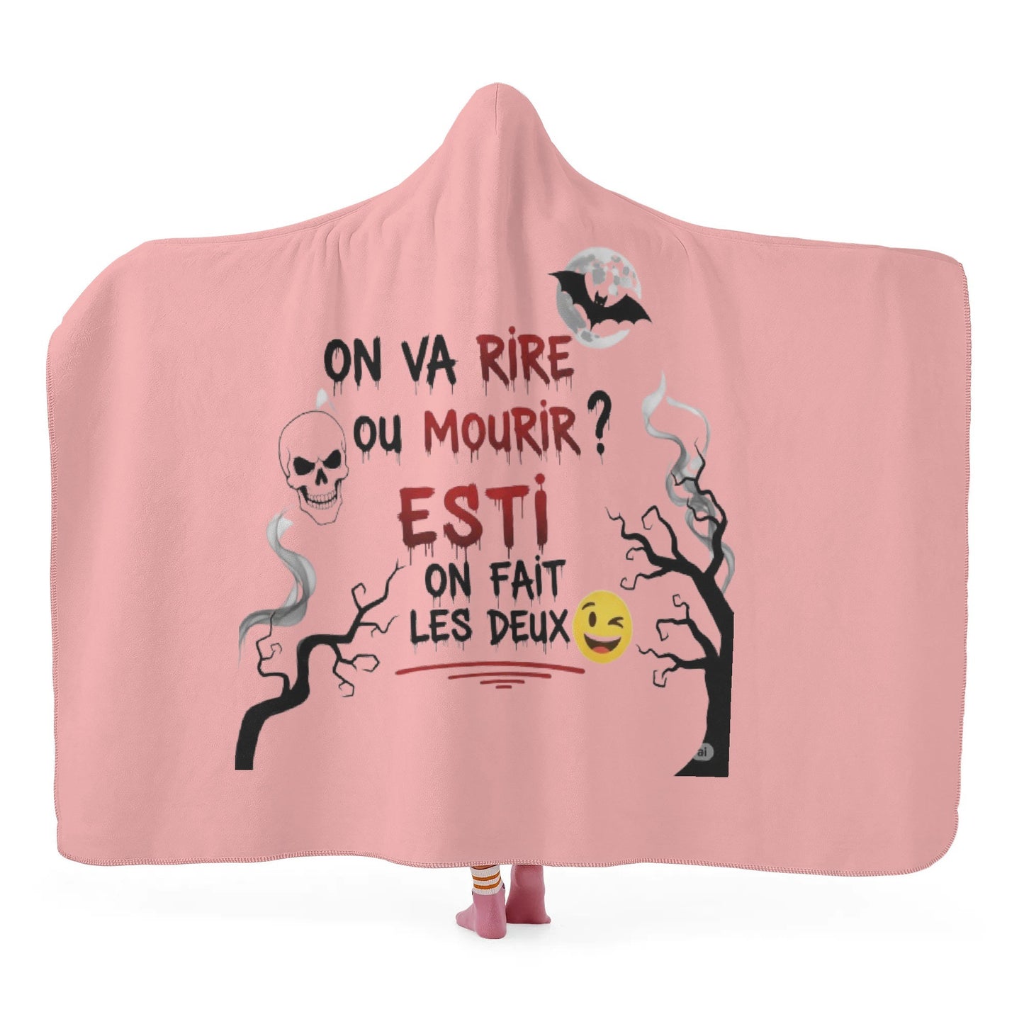 Personalized Wearable Hooded Blanket for Adult for Kids