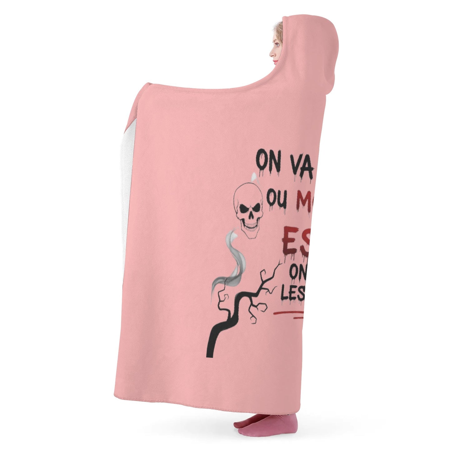 Personalized Wearable Hooded Blanket for Adult for Kids