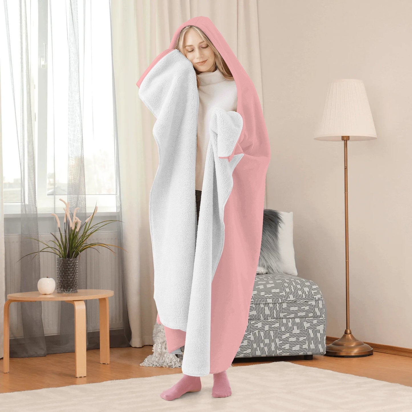 Personalized Wearable Hooded Blanket for Adult for Kids