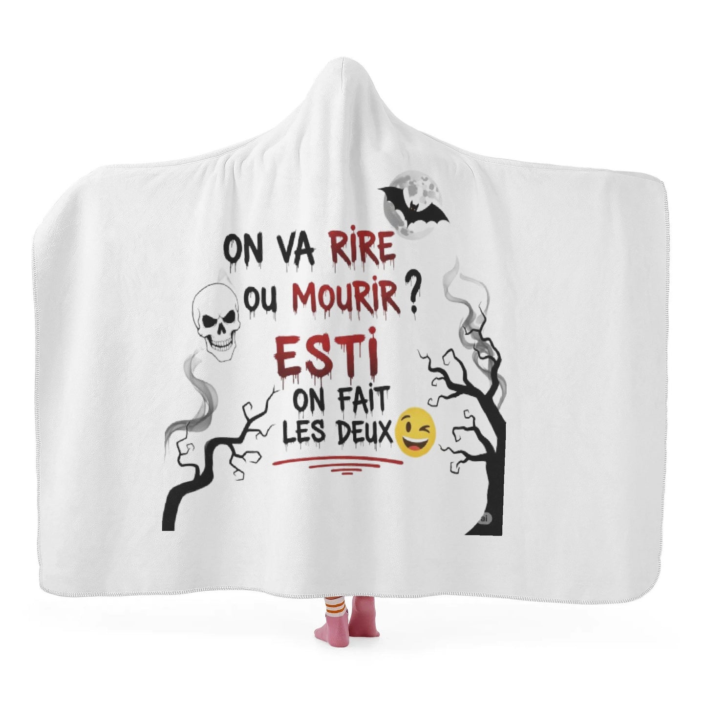 Personalized Wearable Hooded Blanket for Adult for Kids