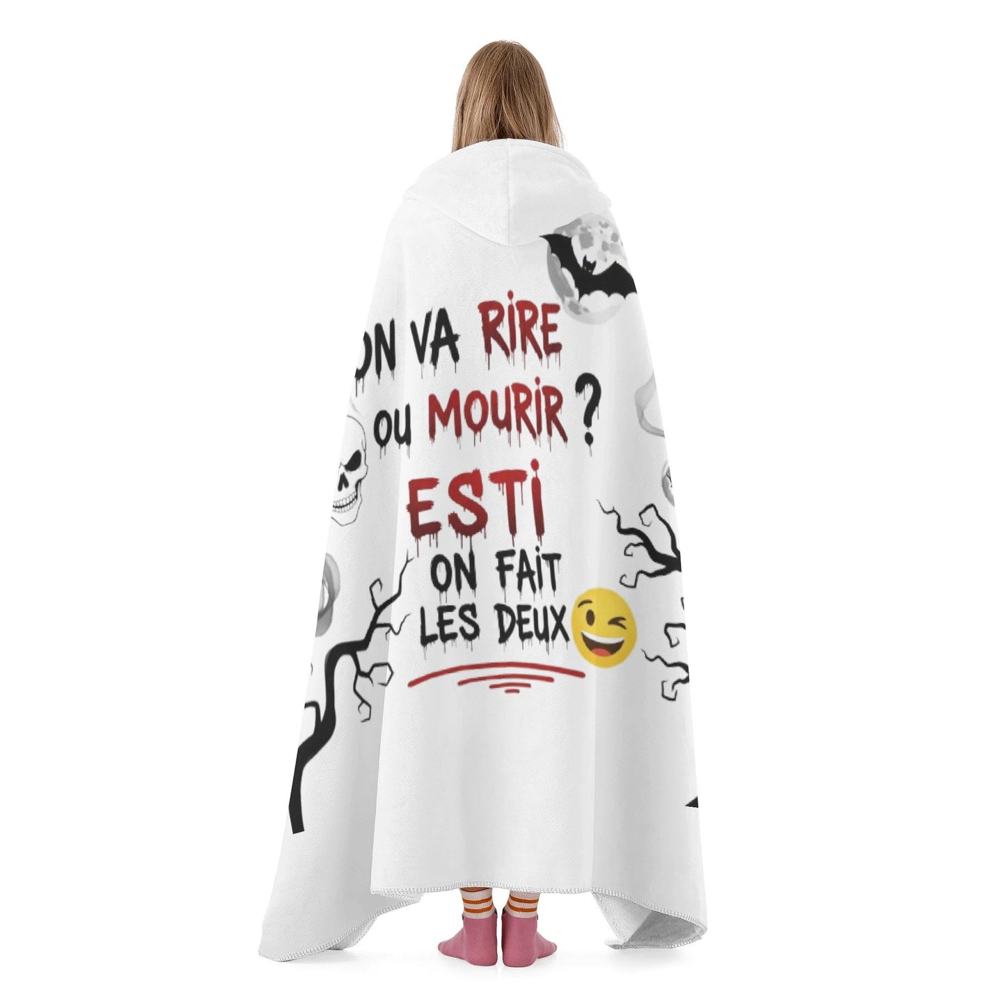 Personalized Wearable Hooded Blanket for Adult for Kids