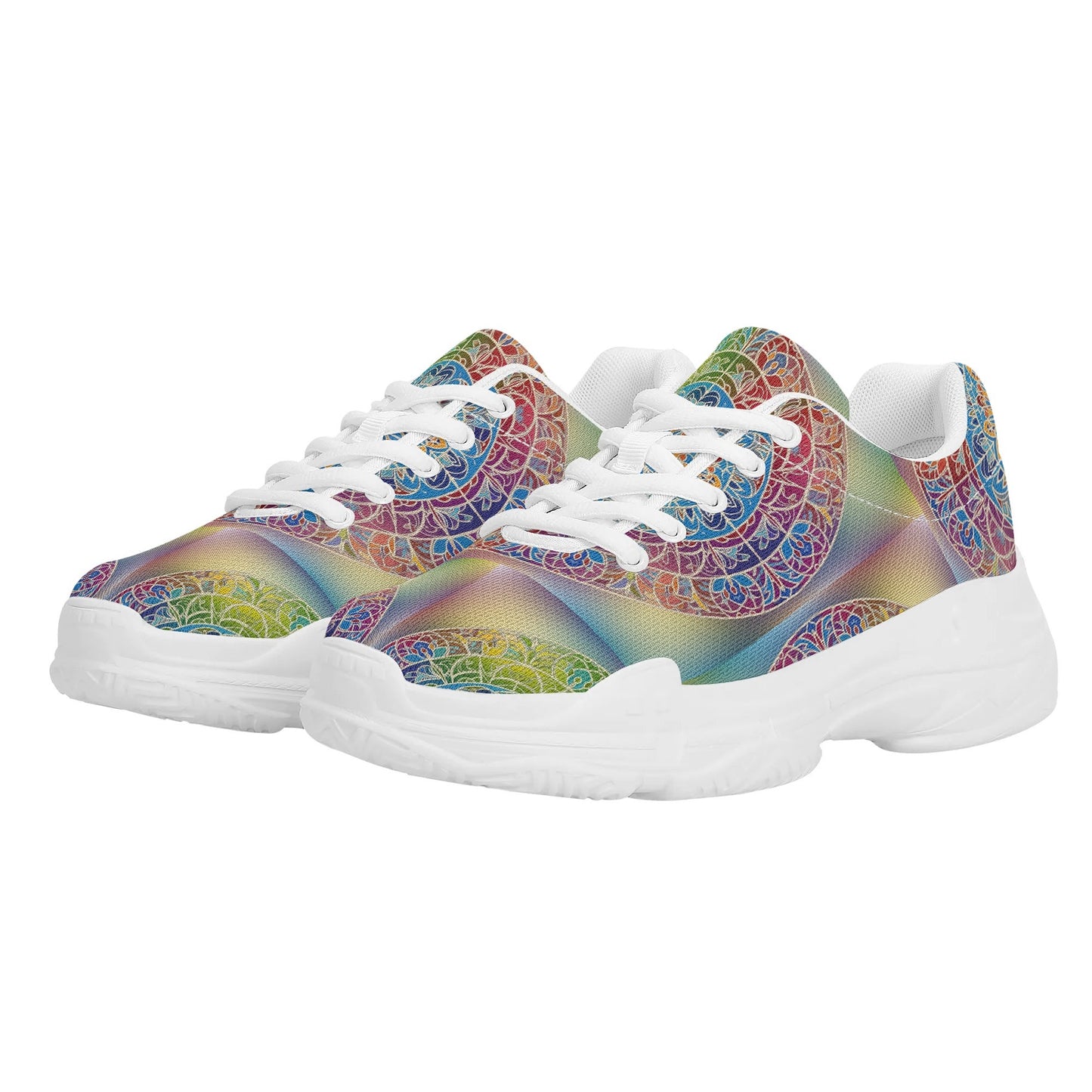 MD Chunky Sneakers – Design Mandala Énergie & Harmonie
